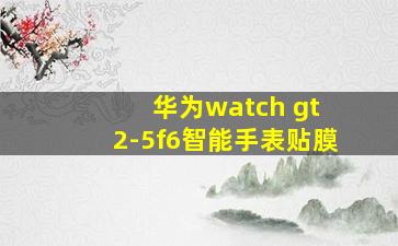 华为watch gt 2-5f6智能手表贴膜